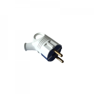 Electrical Plug Components - German 16A 250V blue and white side wiring plug 81mm ABS – S.W ELECTRIC