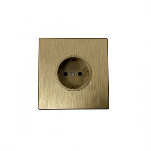 Custom Metal Products - German French Socket with Grounding  PC material 250V 13A – S.W ELECTRIC