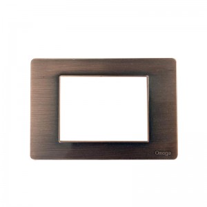 Galzanied bronze Plastic PC switch and socket Cover Plate panel