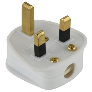 BS UK Type G 3pin Plug,13A 220-240V Socket Compatible with Grounded Plug